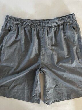 Heather Gray athletic shorts - large